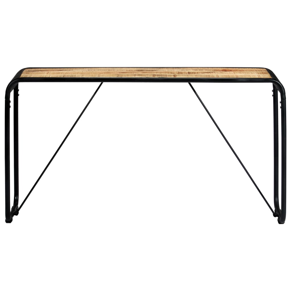 Table console 140 x 35 x 76 cm Bois de manguier massif brut - XIOS