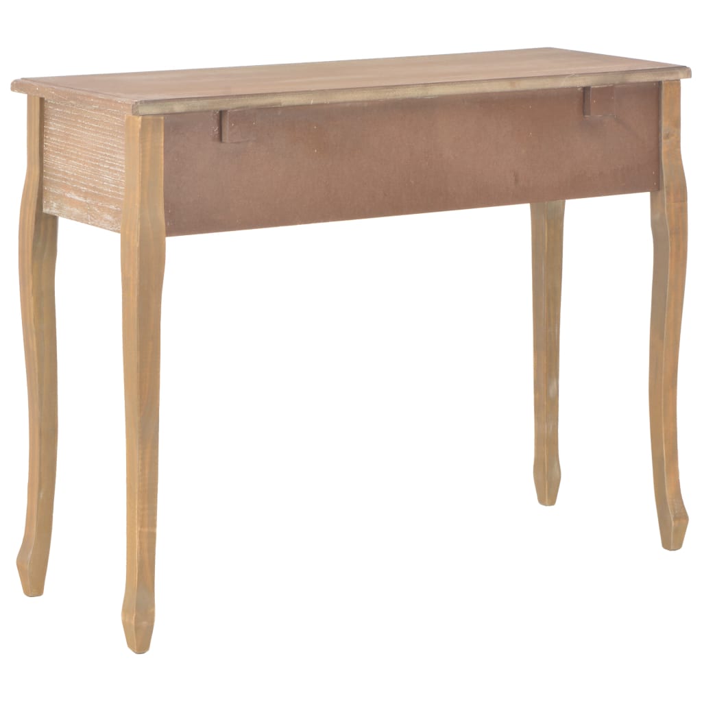 Table de console et coiffeuse avec 3 tiroirs Marron - XIOS