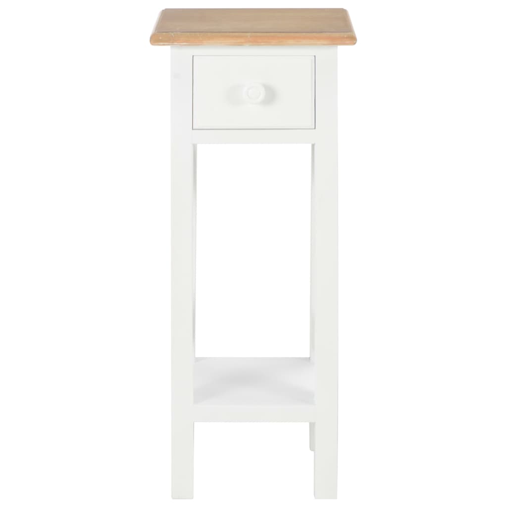 Table d'appoint Blanc 27 x 27 x 65,5 cm Bois - XIOS