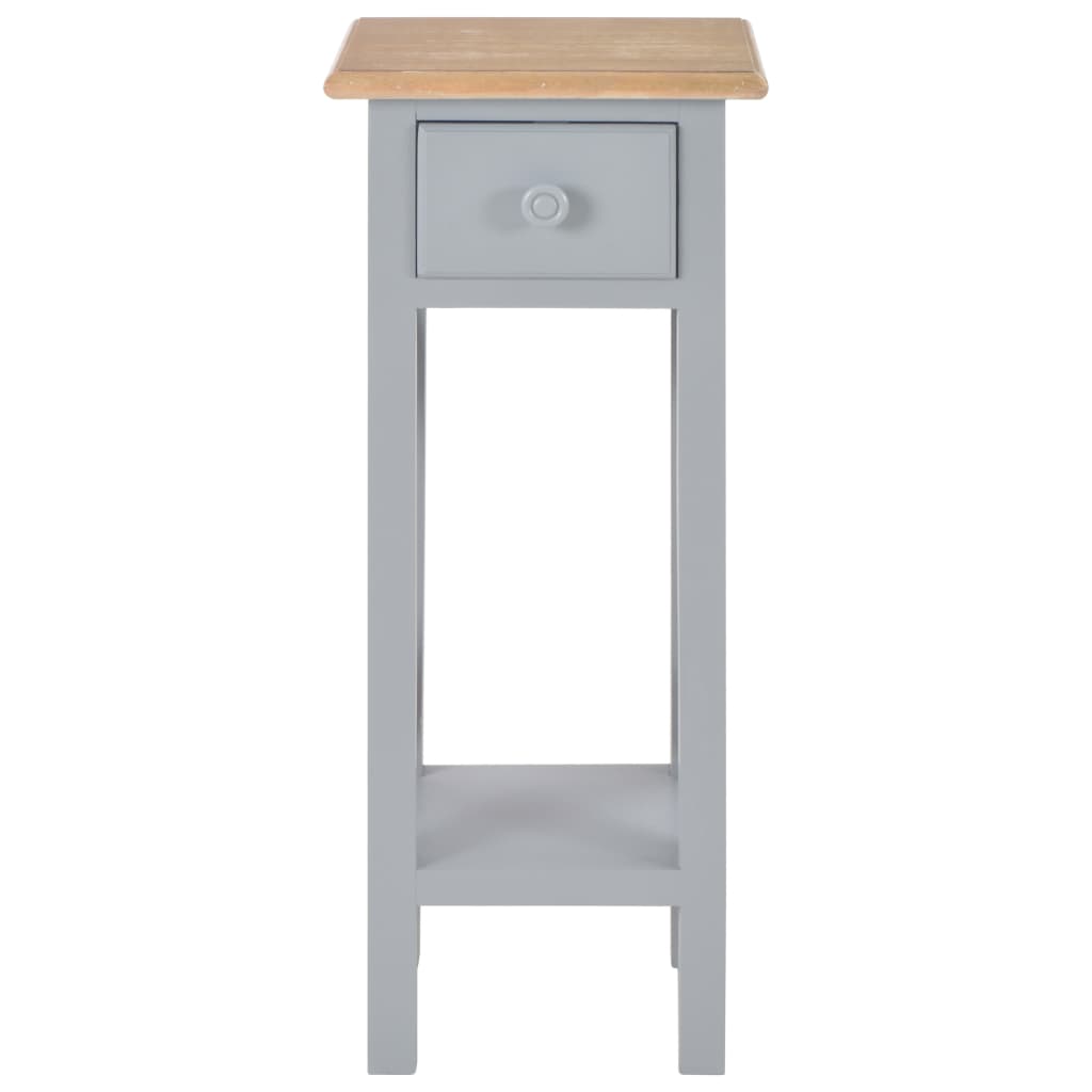 Table d'appoint Gris 27 x 27 x 65,5 cm Bois - XIOS