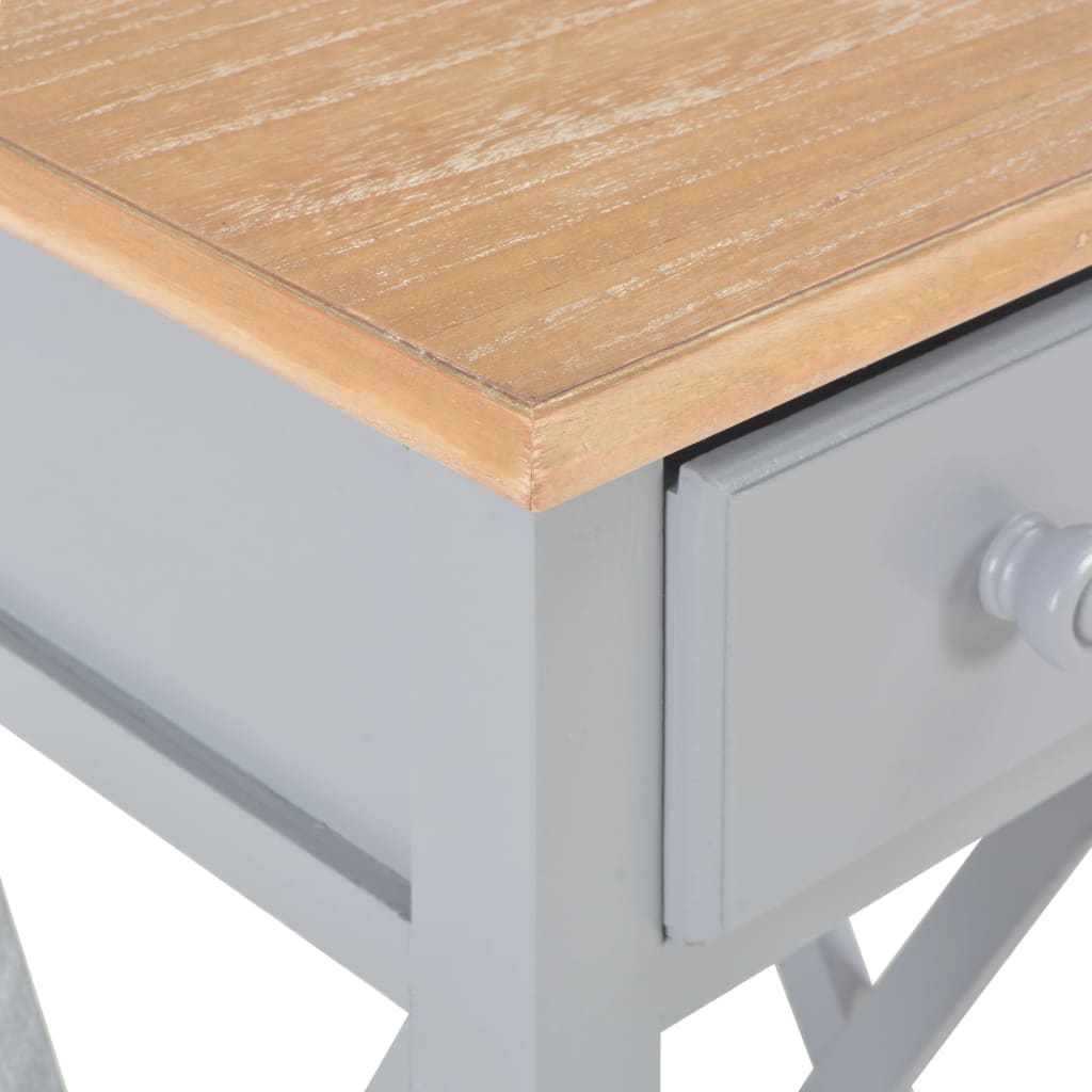 Table d'appoint Gris 27 x 27 x 65,5 cm Bois - XIOS