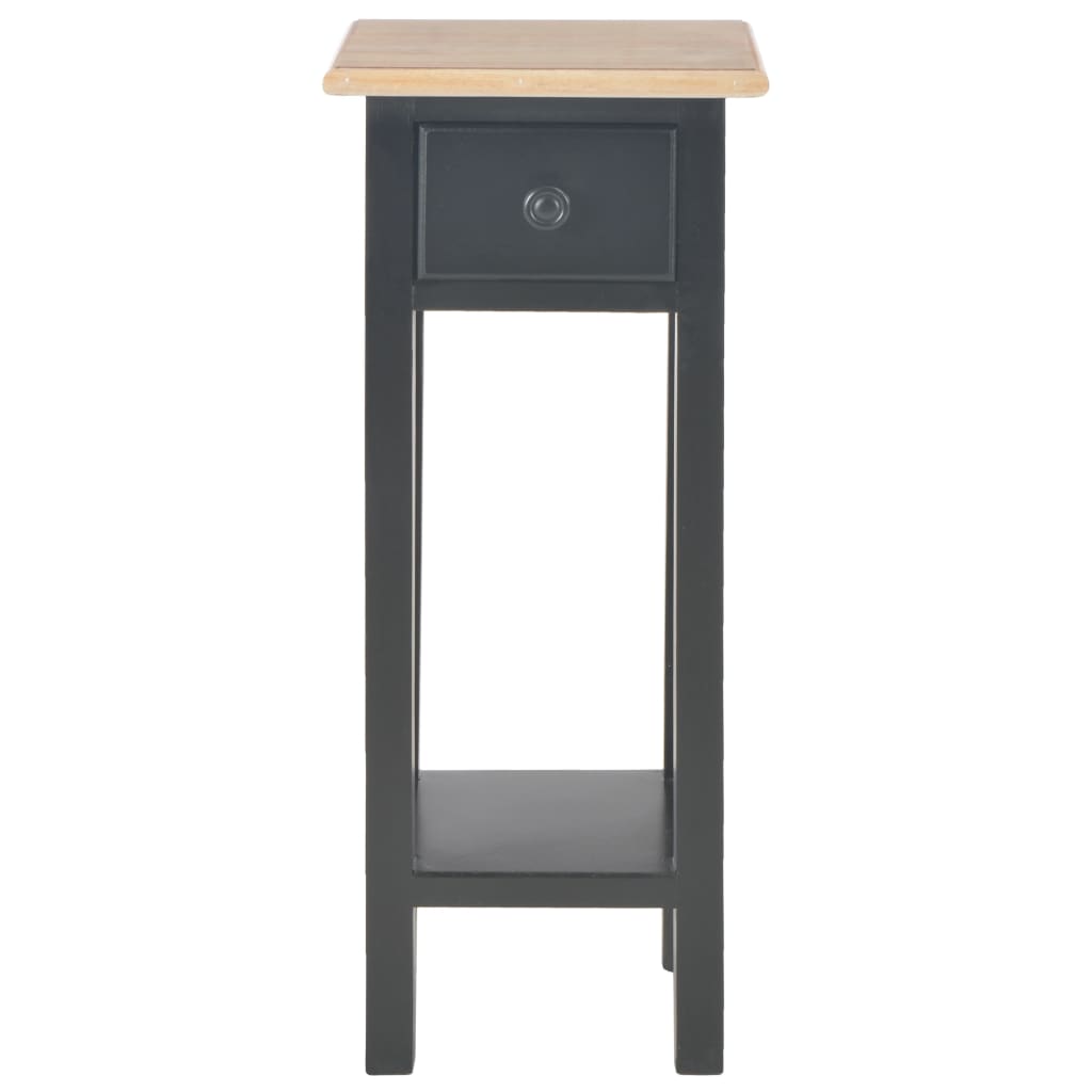 Table d'appoint Noir 27 x 27 x 65,5 cm Bois - XIOS