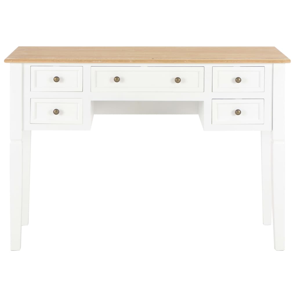 Bureau Blanc 109,5 x 45 x 77,5 cm Bois
