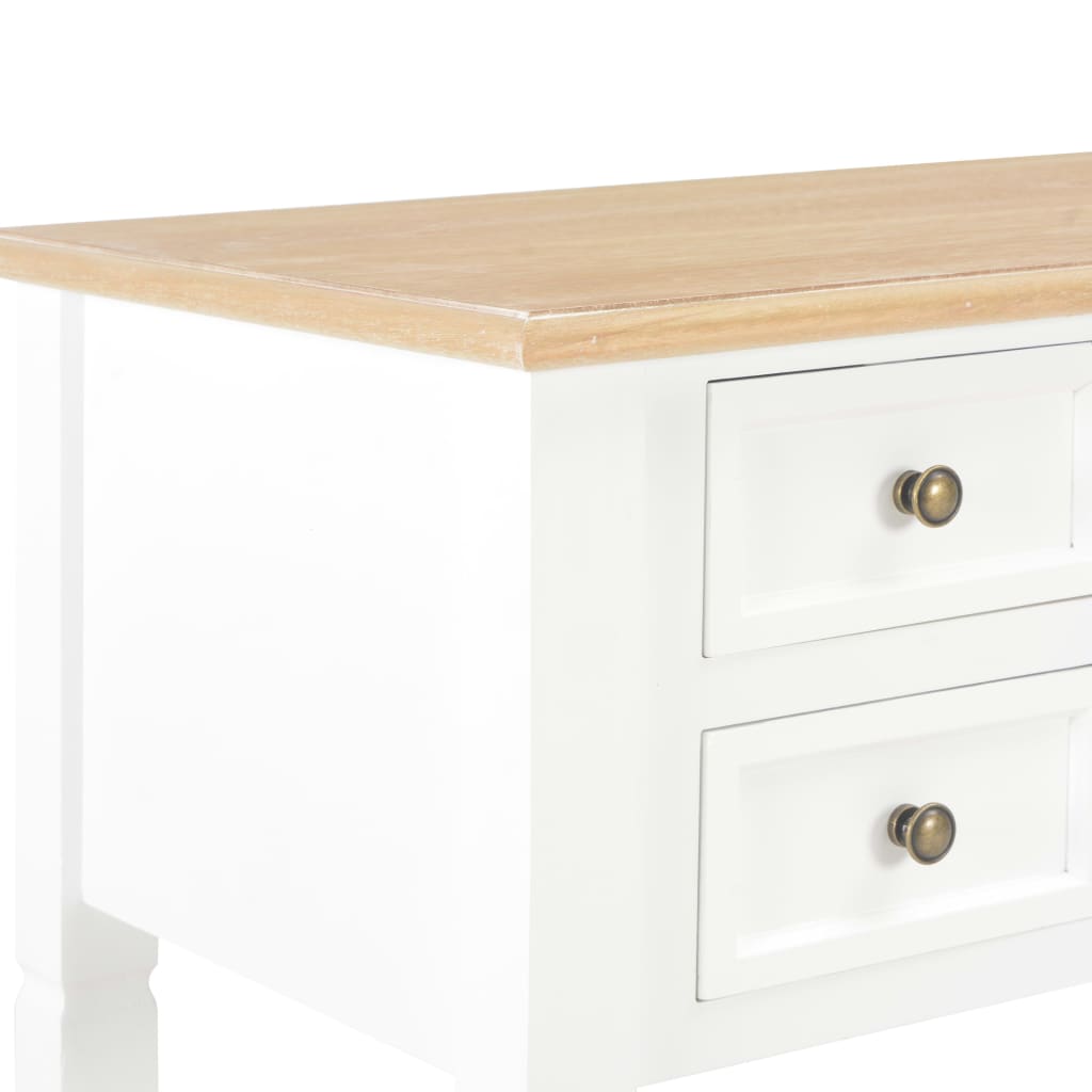 Bureau Blanc 109,5 x 45 x 77,5 cm Bois - XIOS