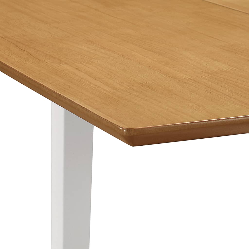 Table à manger extensible Blanc (80-120)x80x74 cm MDF - XIOS