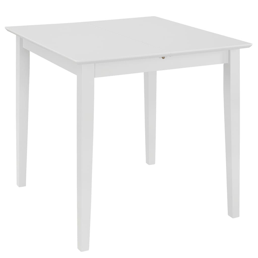 Table à manger extensible Blanc (80-120)x80x74 cm MDF - XIOS
