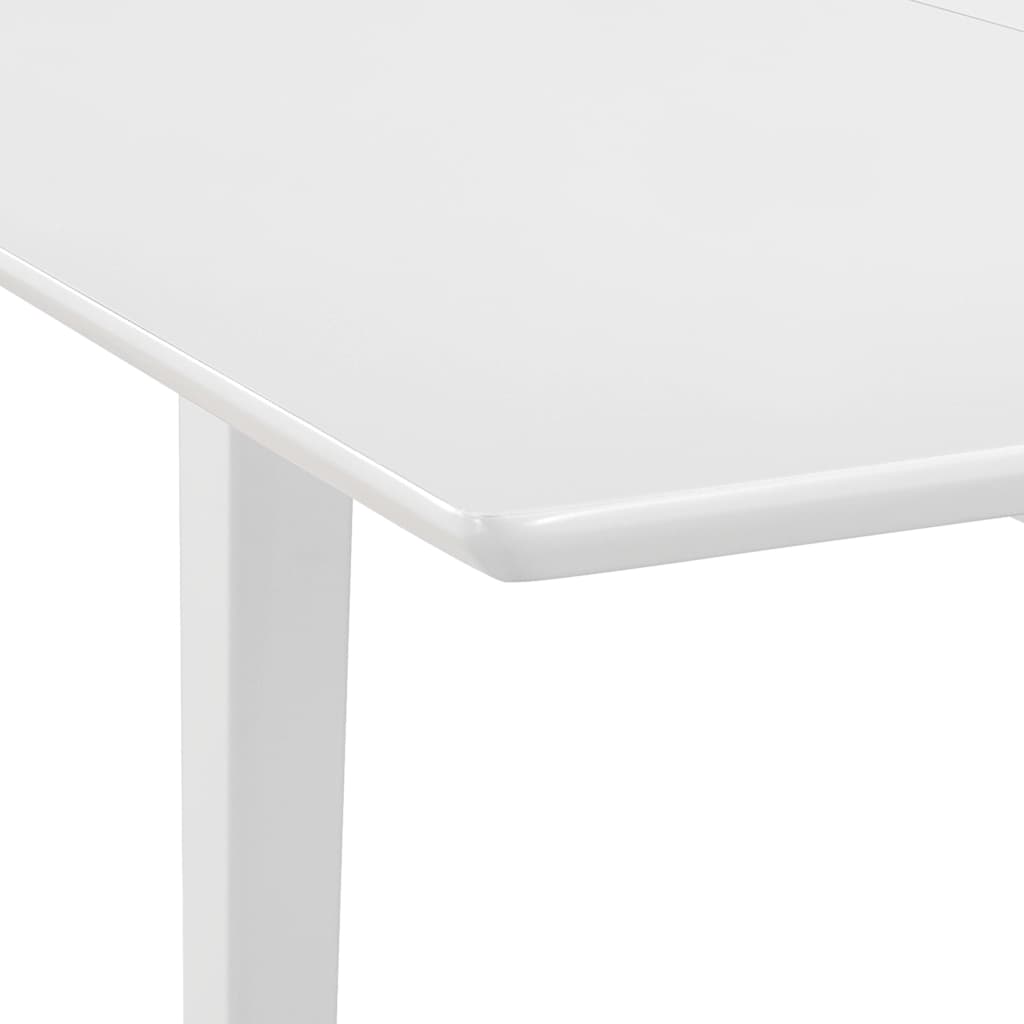 Table à manger extensible Blanc (80-120)x80x74 cm MDF - XIOS