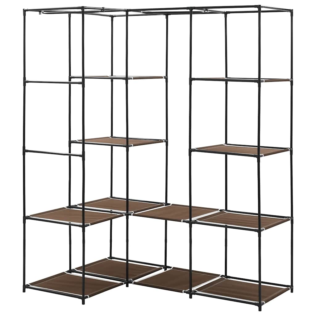 Garde-robe d'angle Marron 130x87x169 cm - XIOS