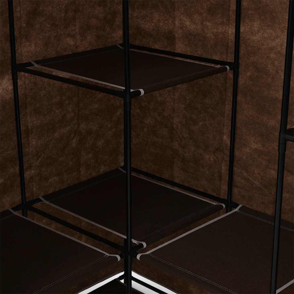 Garde-robe d'angle Marron 130x87x169 cm - XIOS