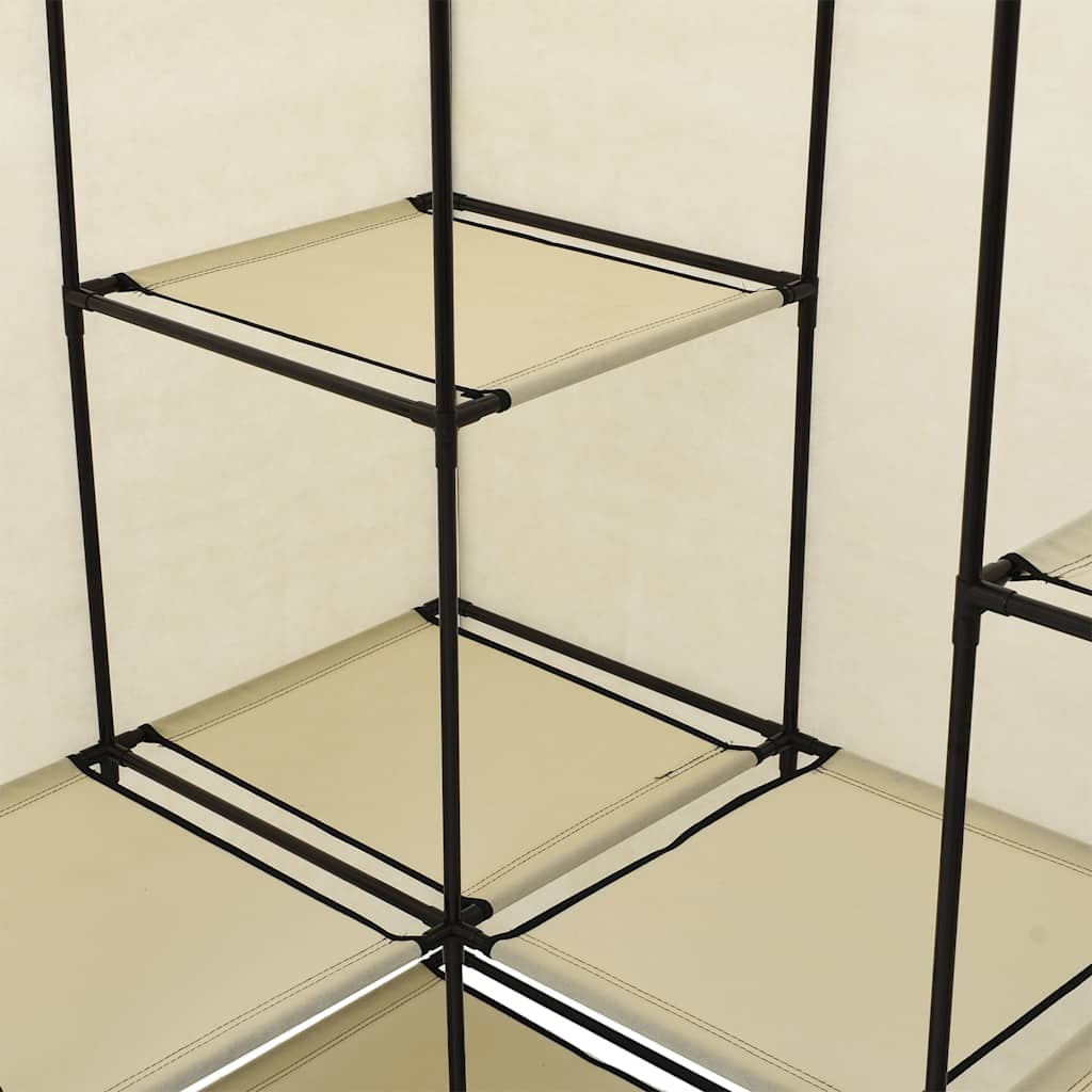 Garde-robe d'angle Crème 130 x 87 x 169 cm - XIOS