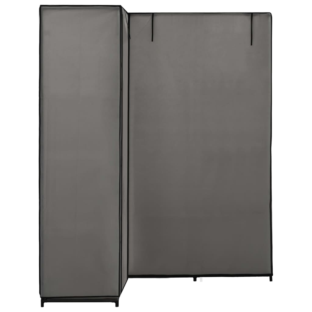 Garde-robe d'angle Gris 130 x 87 x 169 cm - XIOS
