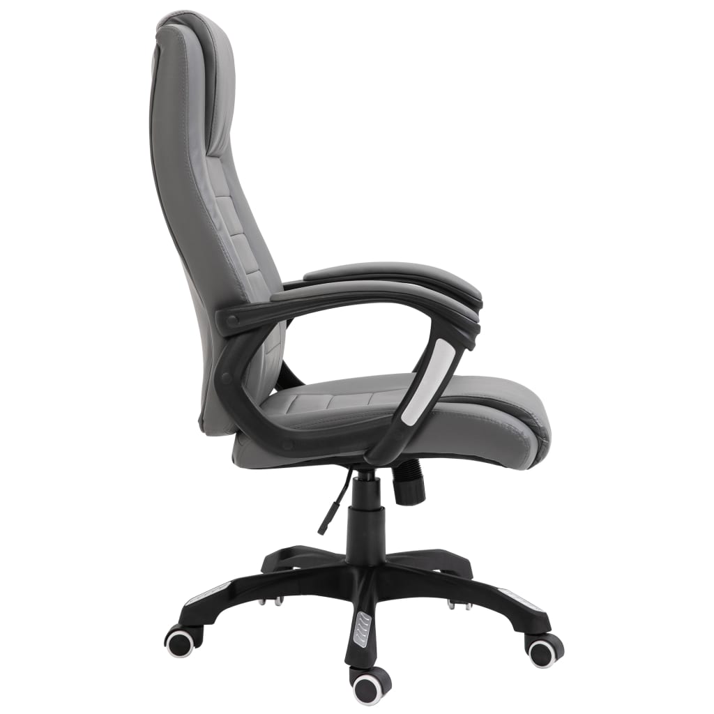 Chaise de bureau Anthracite Similicuir - XIOS