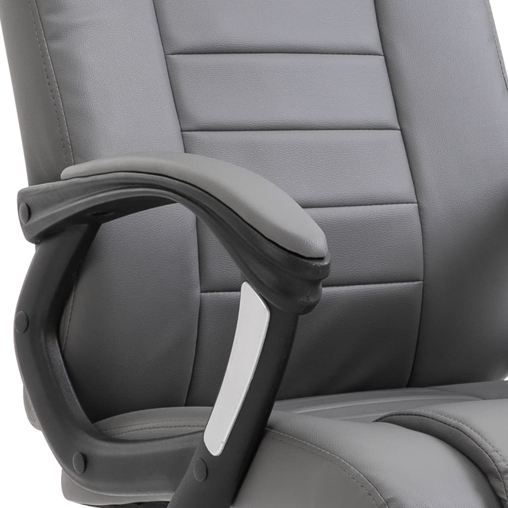 Chaise de bureau Anthracite Similicuir - XIOS