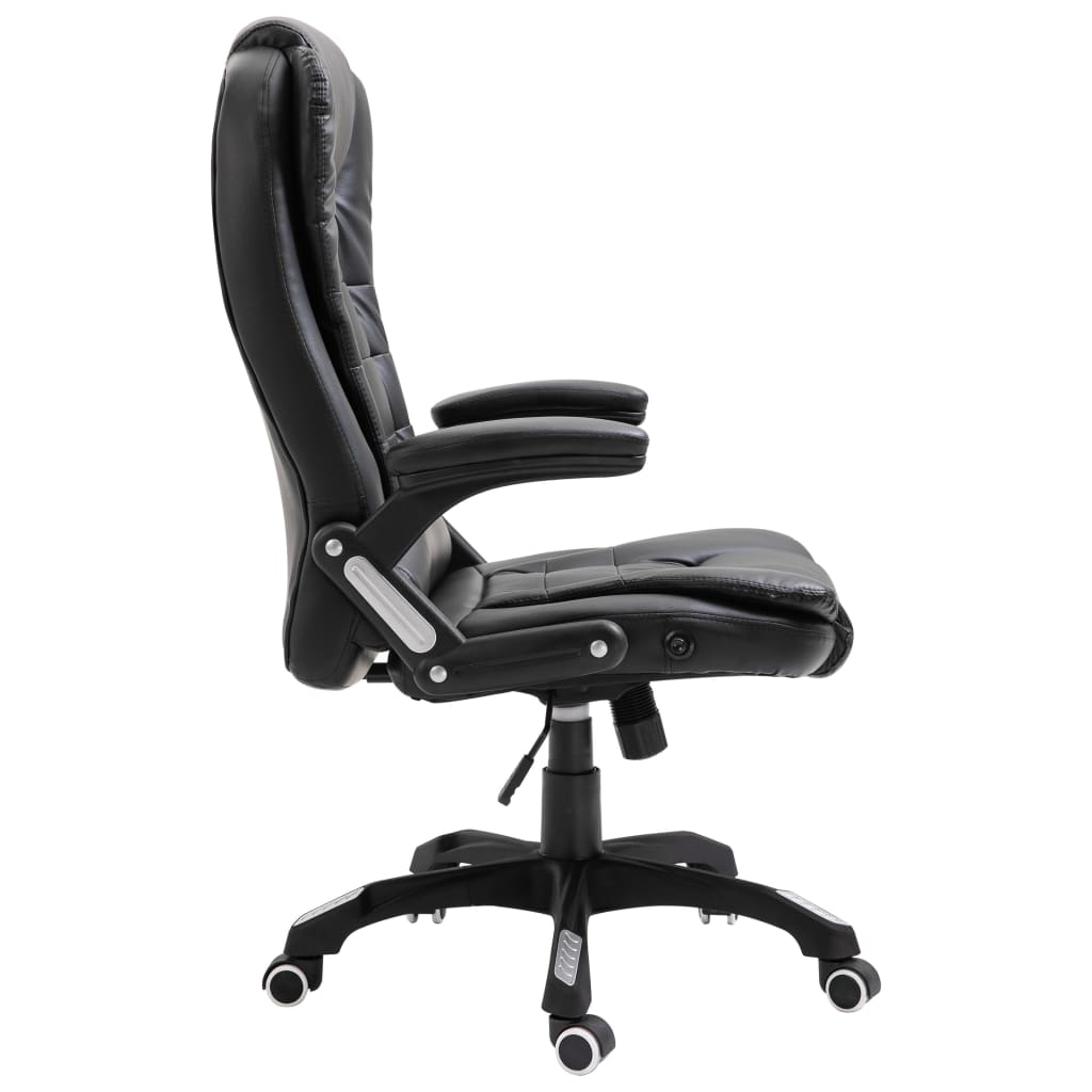 Chaise de bureau Noir Similicuir - XIOS