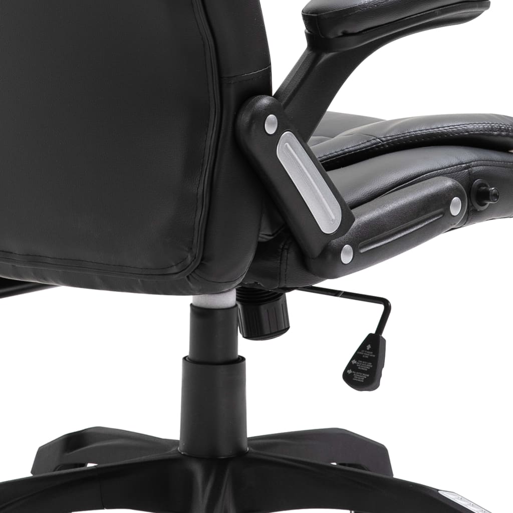 Chaise de bureau Noir Similicuir - XIOS