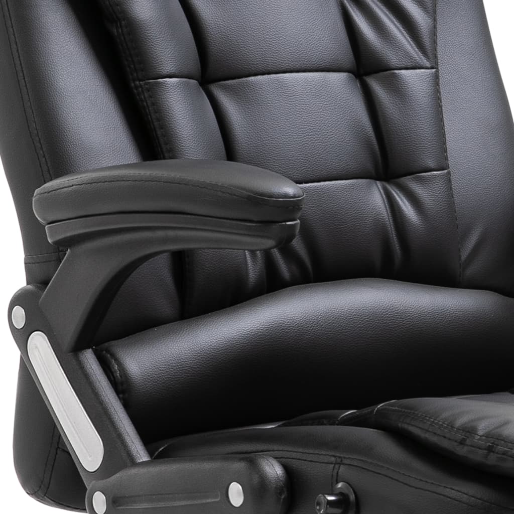Chaise de bureau Noir Similicuir - XIOS