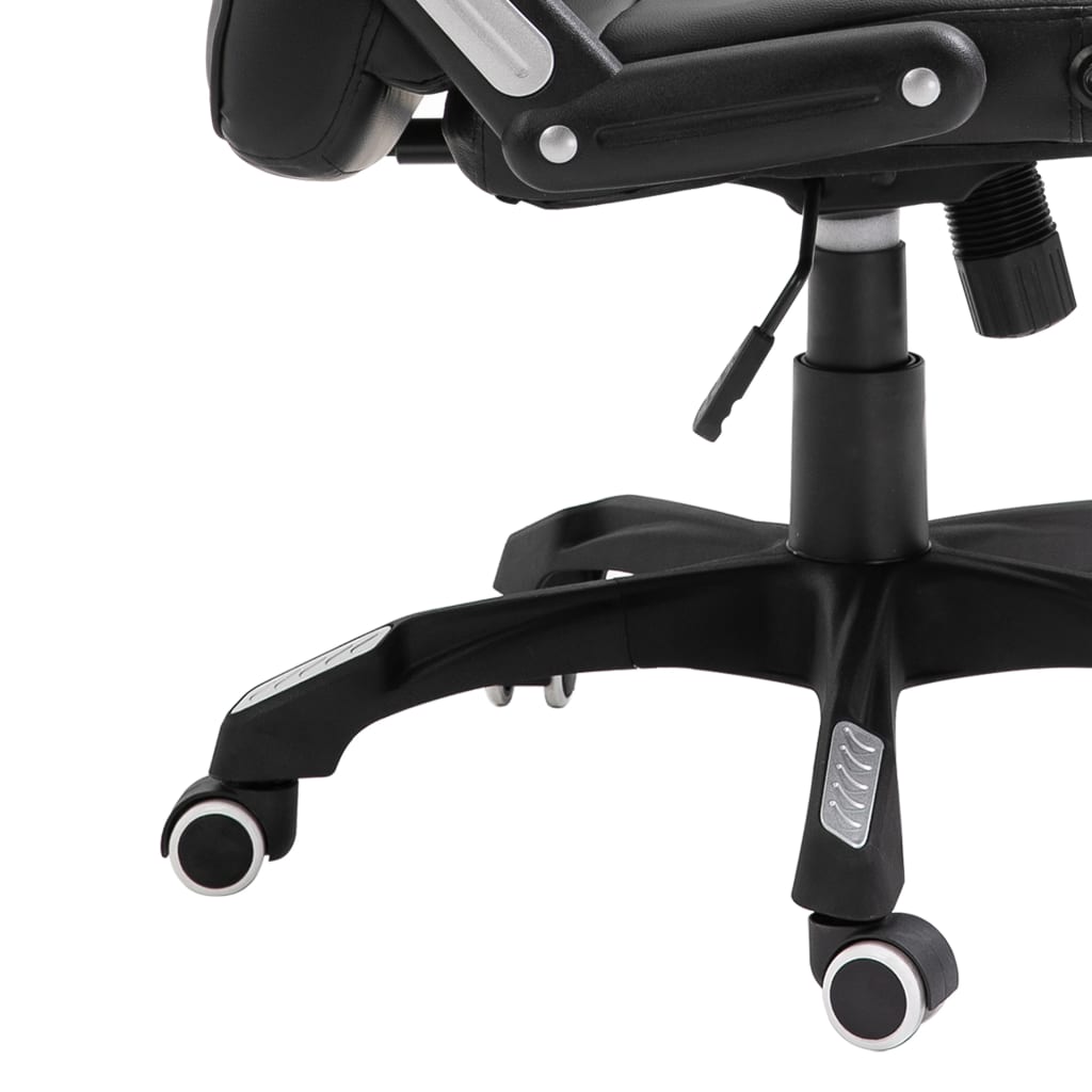 Chaise de bureau Noir Similicuir - XIOS