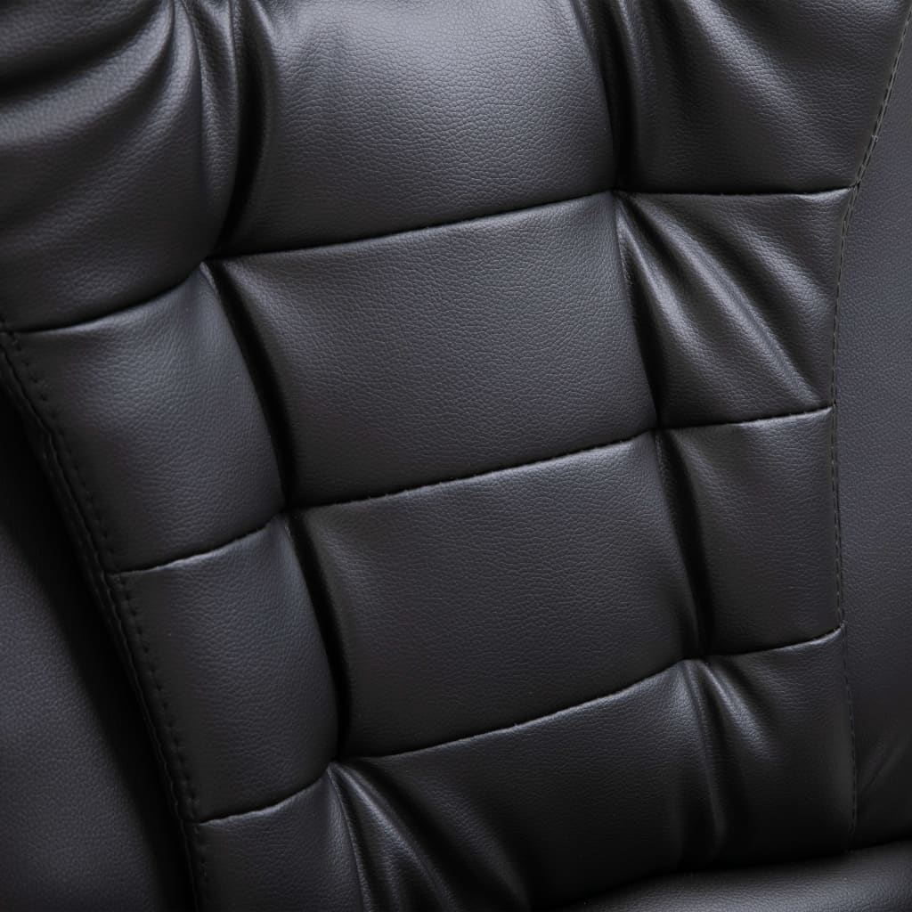 Chaise de bureau Noir Similicuir - XIOS
