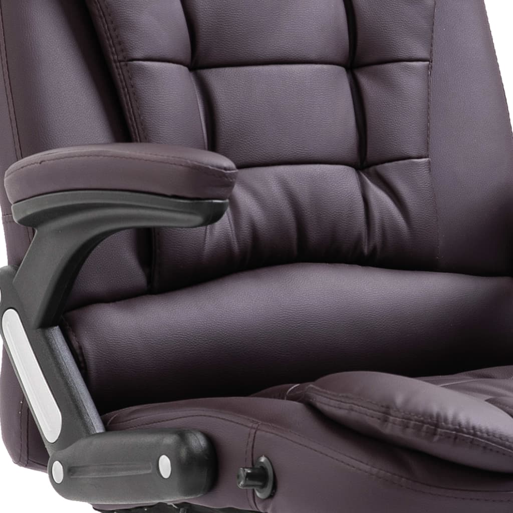 Chaise de bureau Marron Similicuir - XIOS