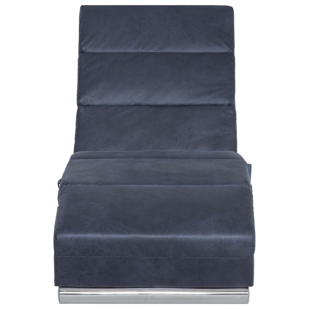 Chaise longue de longue Gris Similicuir daim - XIOS