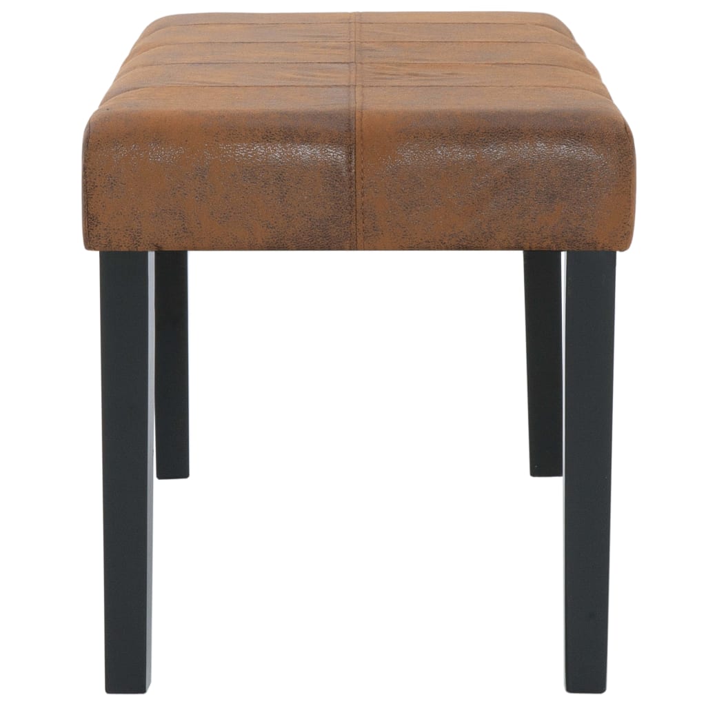 Banc 106 cm Marron Similicuir daim - XIOS