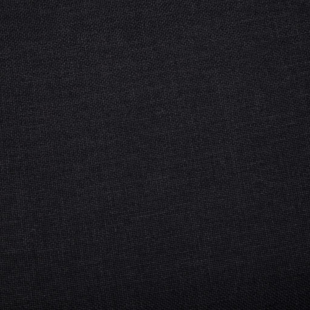 Banc avec compartiment de rangement 116 cm Noir Polyester - XIOS