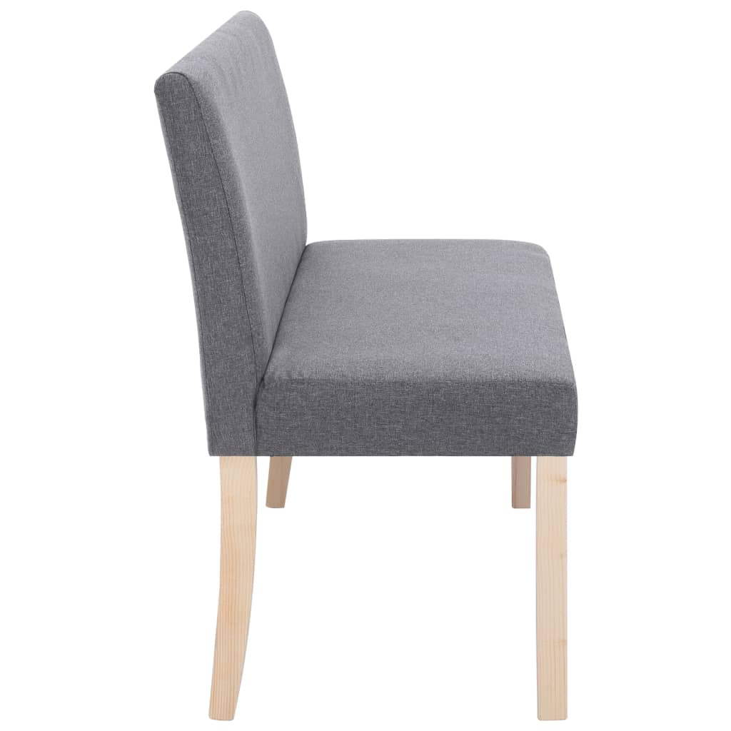 Banc 139,5 cm Gris clair Polyester - XIOS