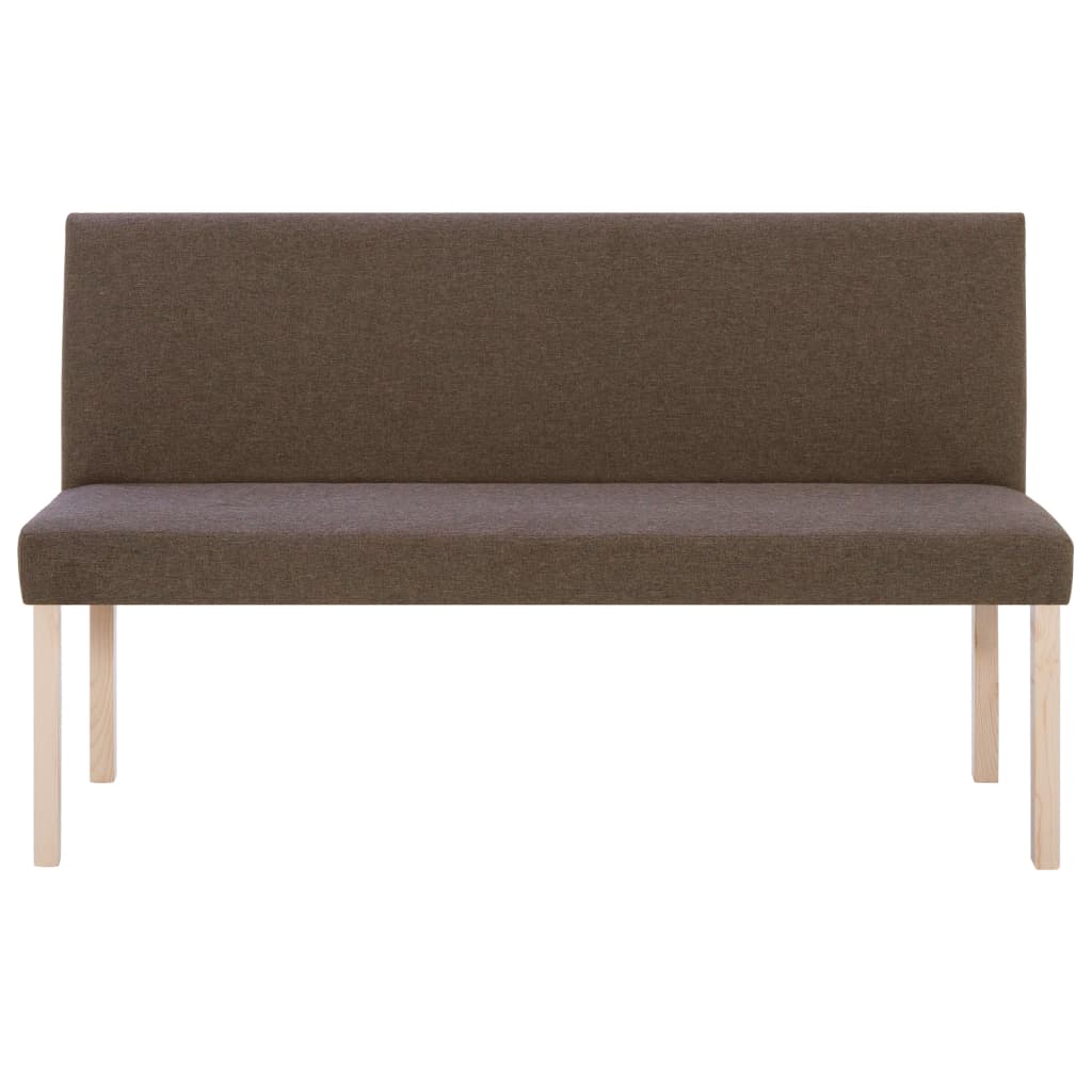 Banc 139,5 cm Marron Polyester - XIOS