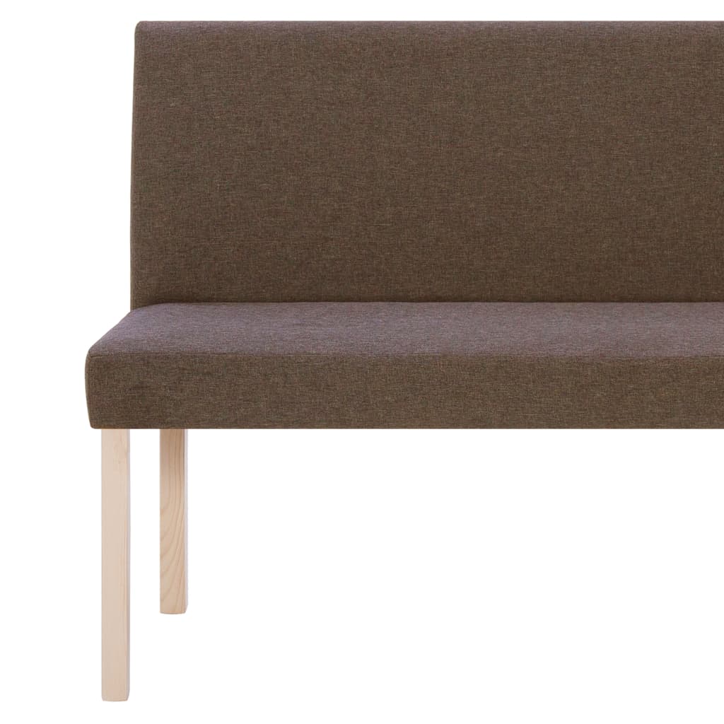 Banc 139,5 cm Marron Polyester - XIOS