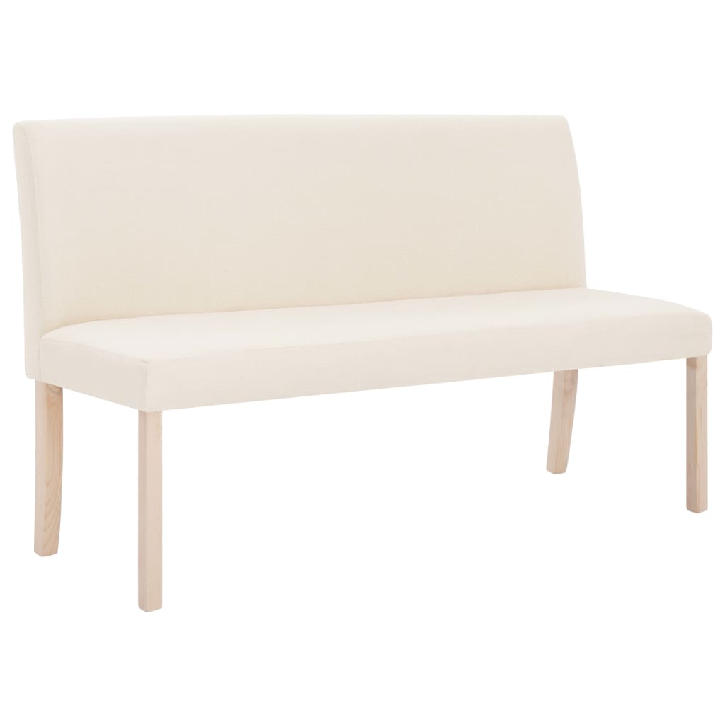 Banc 139,5 cm Crème Polyester - XIOS