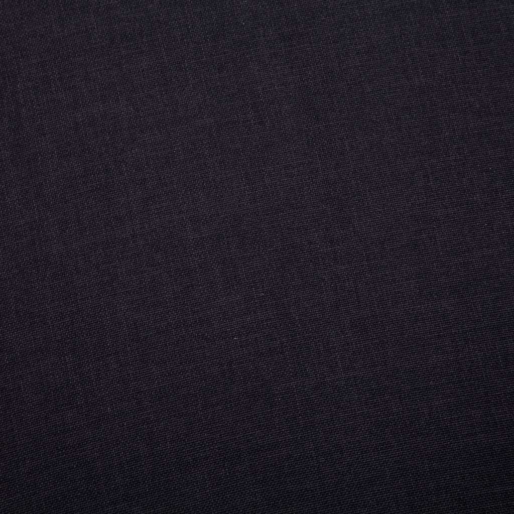 Canapé à 2 places Tissu Noir - XIOS