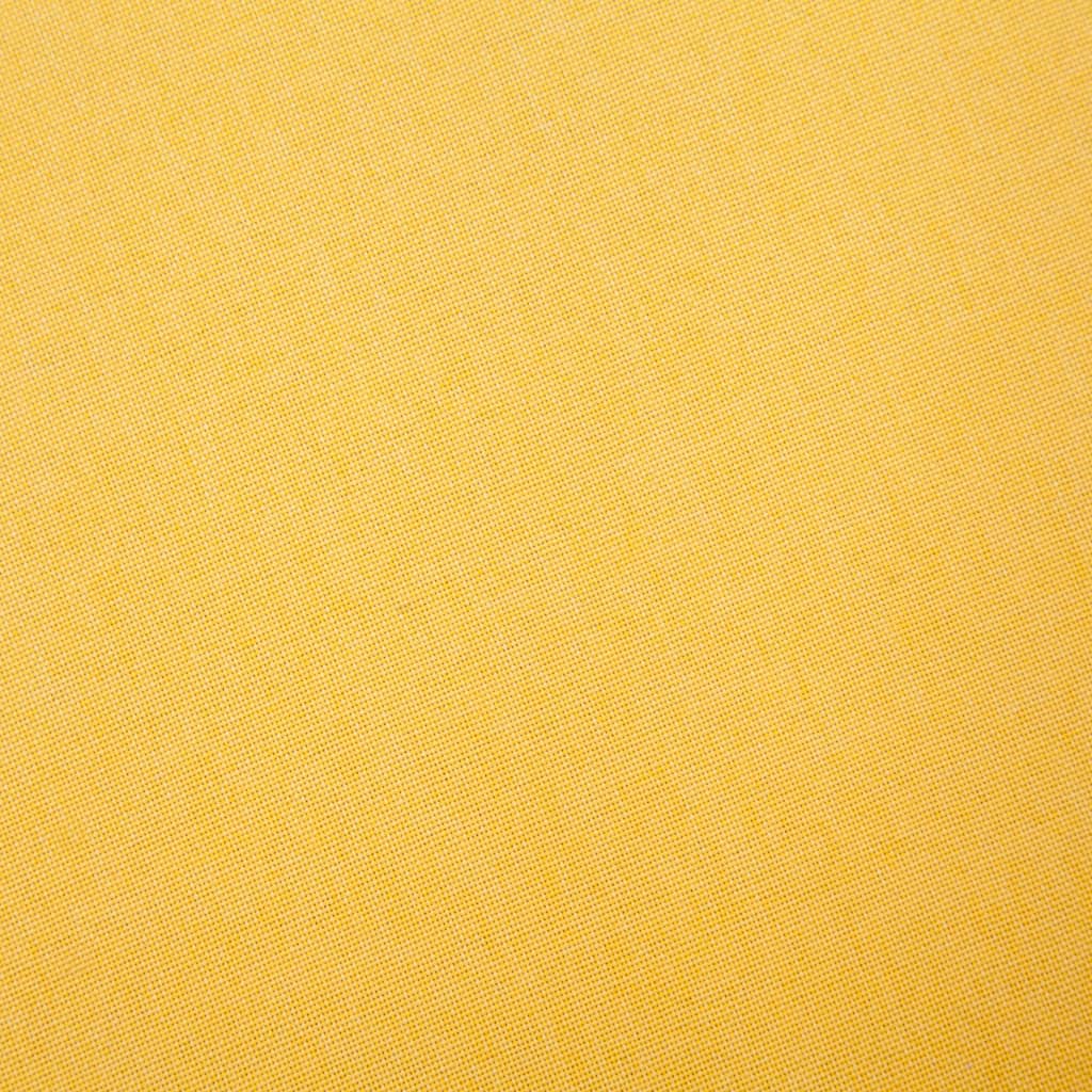 Canapé à 3 places tissu jaune - XIOS