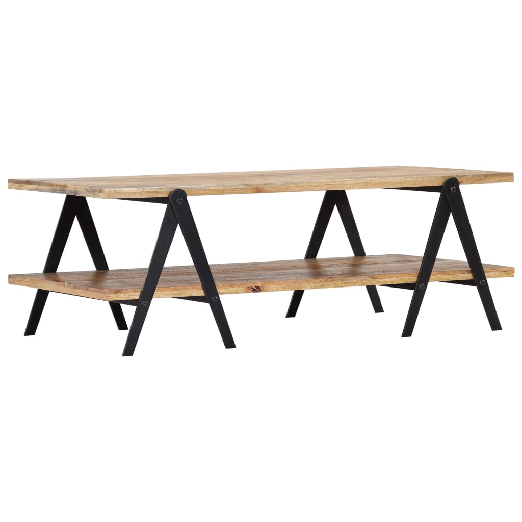 Table basse 115x60x40 cm Bois de manguier massif - XIOS