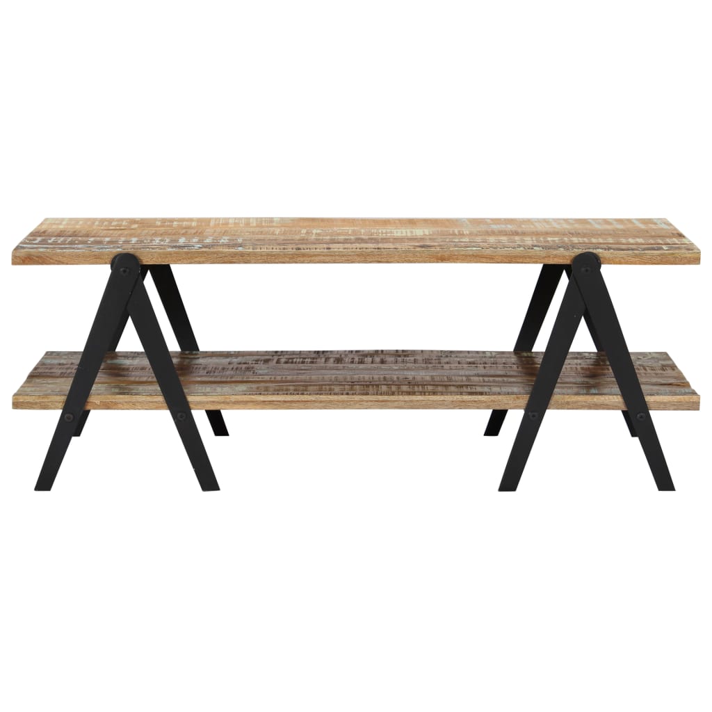Table basse 115x60x40 cm Bois de récupération massif - XIOS