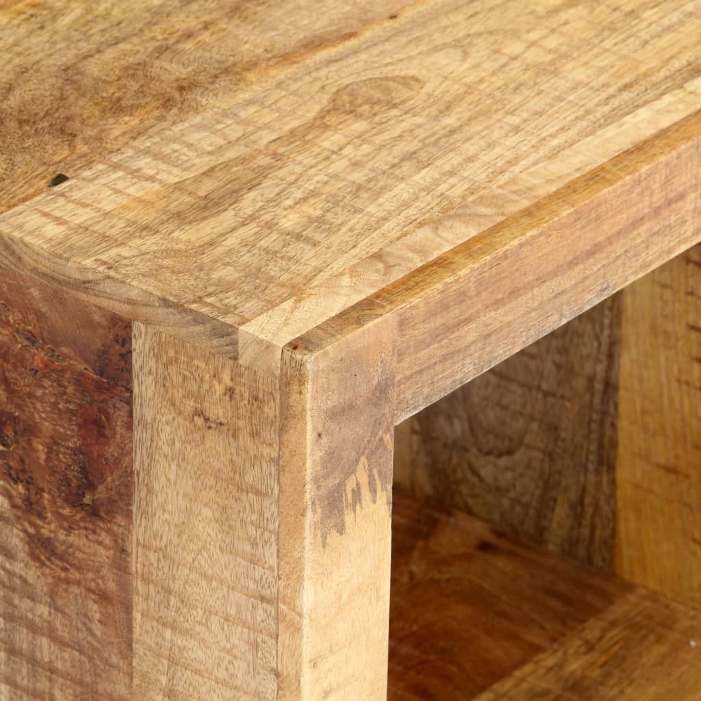 Meuble TV 120x30x40 cm Bois massif de manguier - XIOS