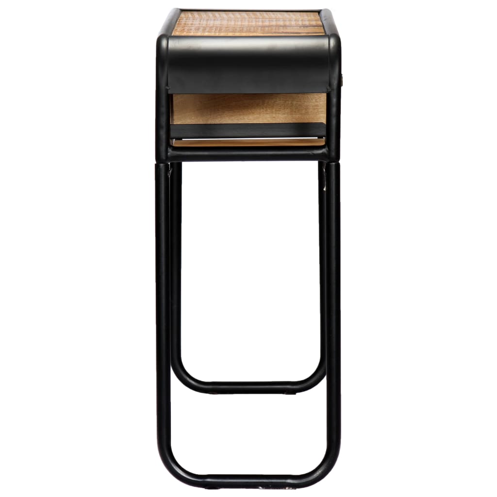 Table console 118 x 30 x 75 cm Bois de manguier massif - XIOS