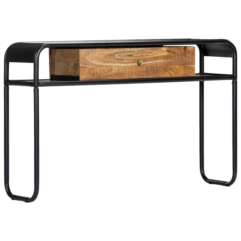 Table console 118 x 30 x 75 cm Bois de manguier massif - XIOS