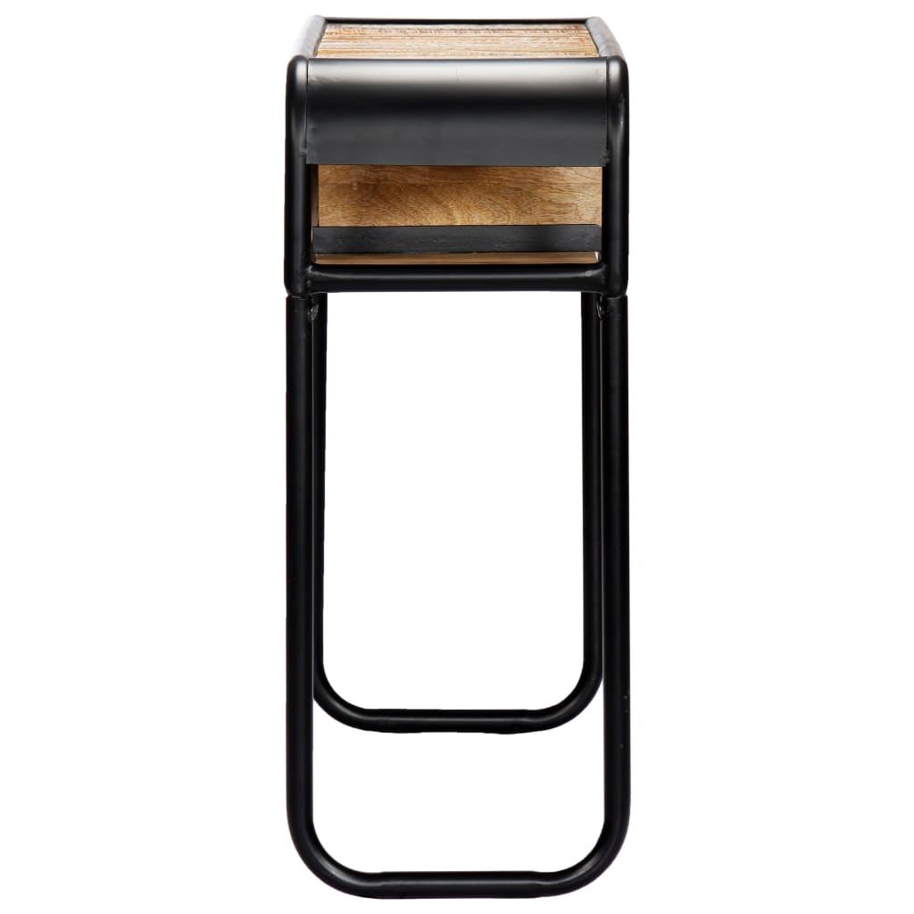 Table console 118 x 30 x 75 cm Bois de récupération massif - XIOS