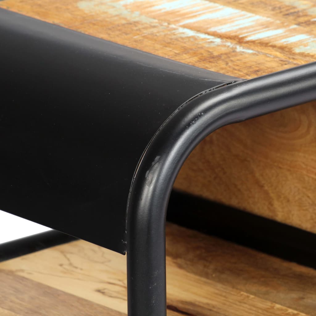 Table console 118 x 30 x 75 cm Bois de récupération massif - XIOS