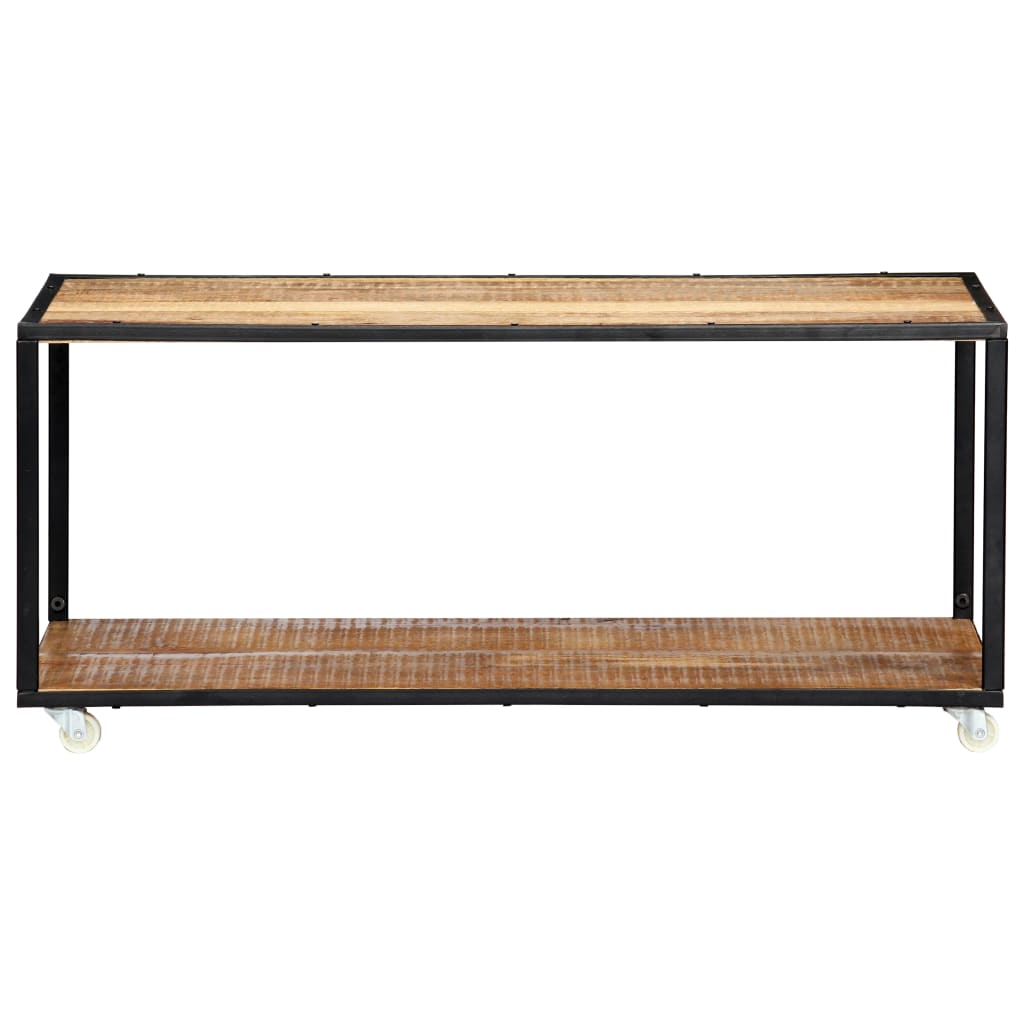 Table basse 90x50x40 cm Bois de récupération solide - XIOS