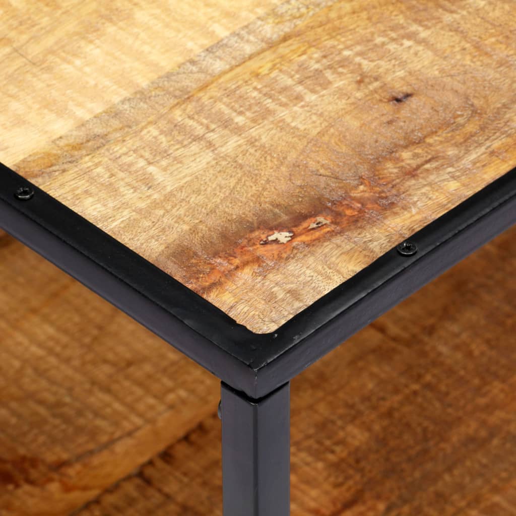 Table basse 90x50x40 cm Bois de récupération solide - XIOS