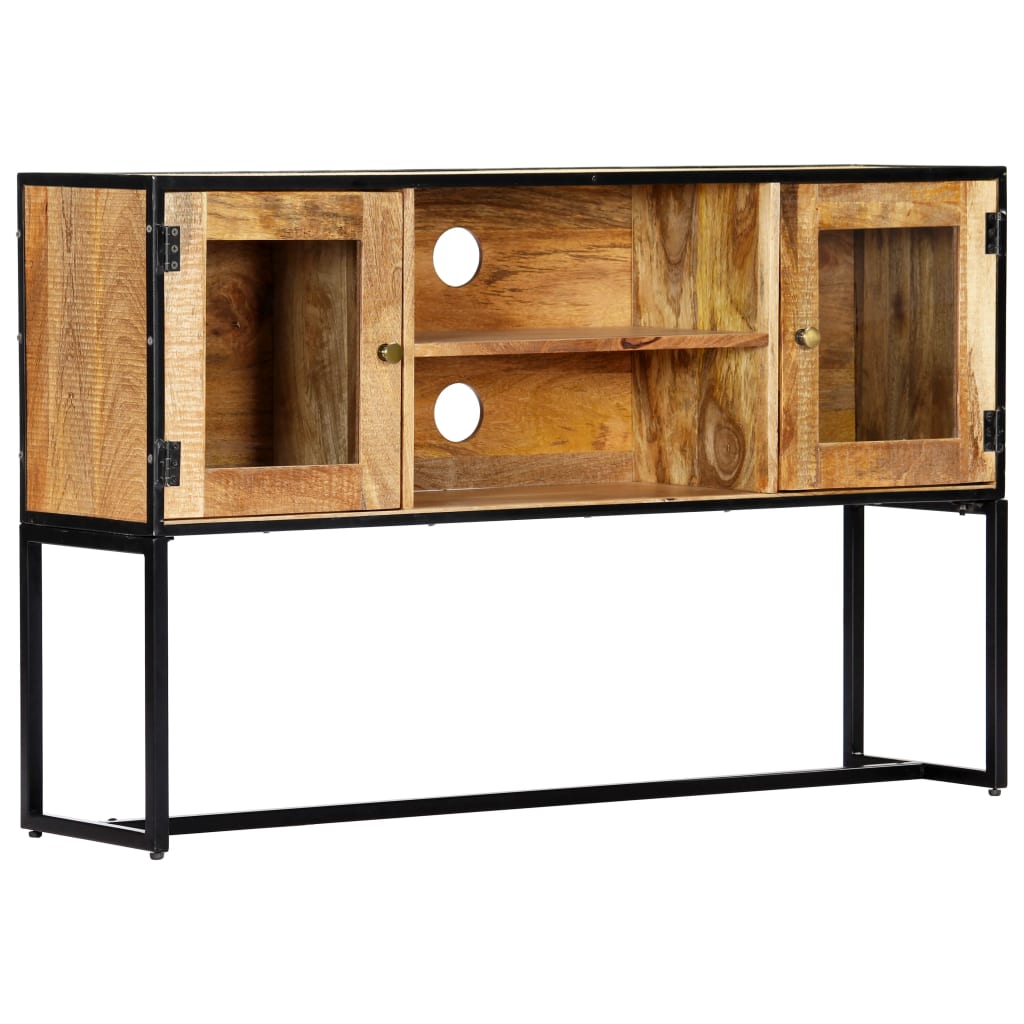 Meuble TV 120x30x75 cm Bois de récupération massif - XIOS