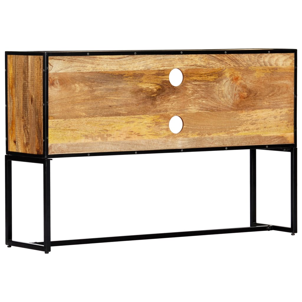Meuble TV 120x30x75 cm Bois de récupération massif - XIOS