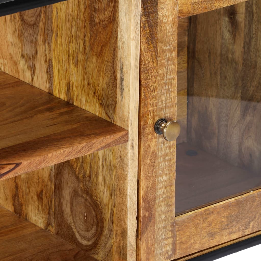 Meuble TV 120x30x75 cm Bois de récupération massif - XIOS