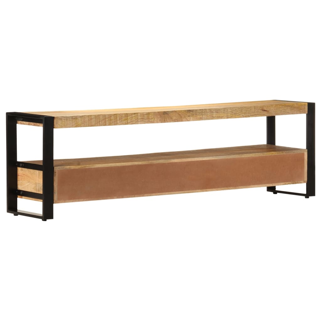 Meuble TV 150x30x45 cm Bois solide de manguier - XIOS