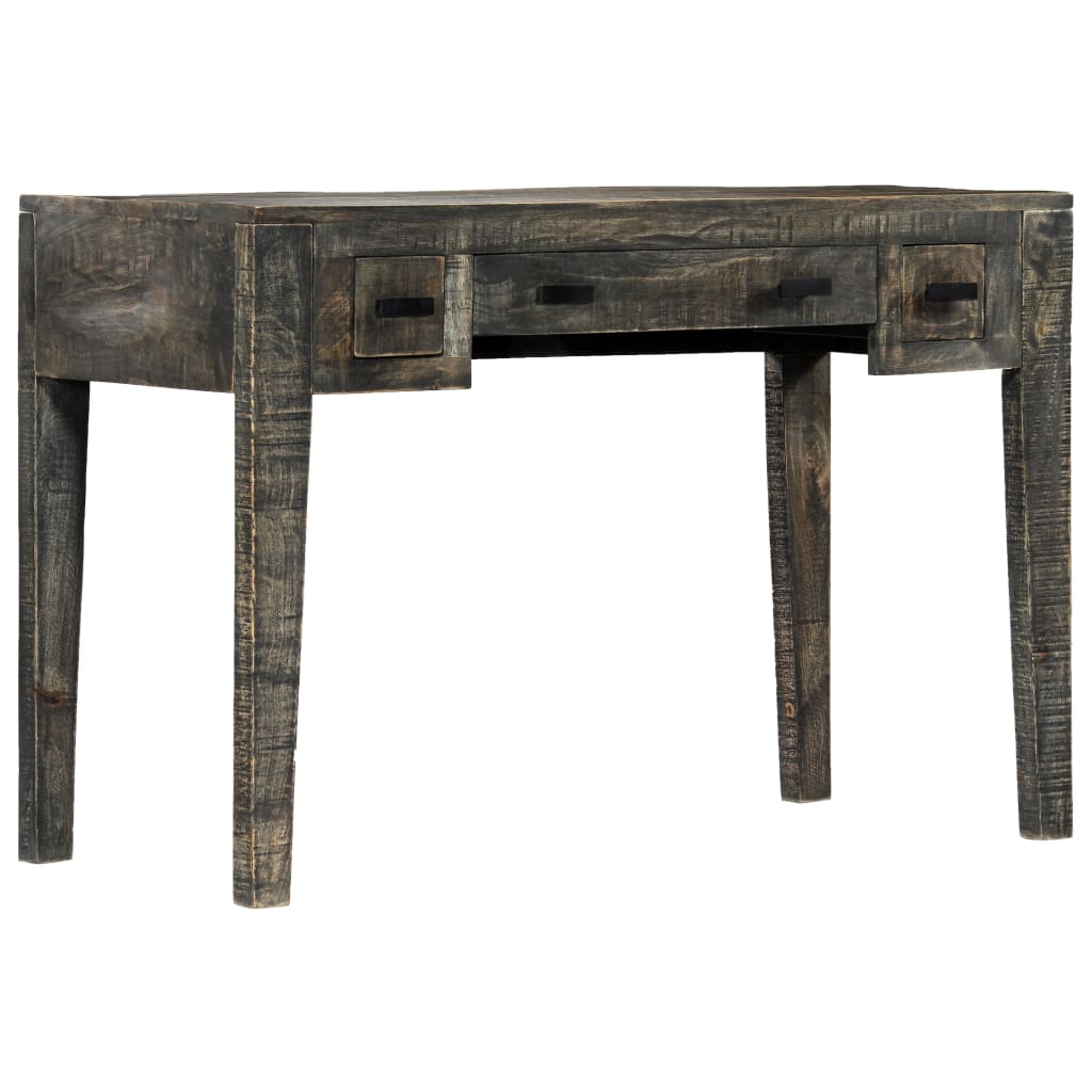 Bureau Noir 110 x 50 x 75 cm Bois de manguier massif - XIOS