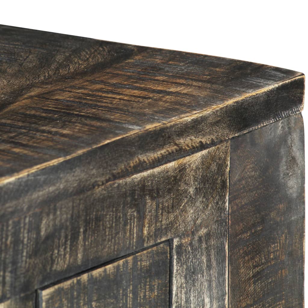 Bureau Noir 110 x 50 x 75 cm Bois de manguier massif - XIOS