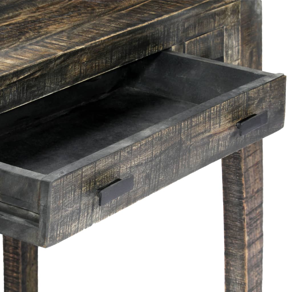 Bureau Noir 110 x 50 x 75 cm Bois de manguier massif - XIOS