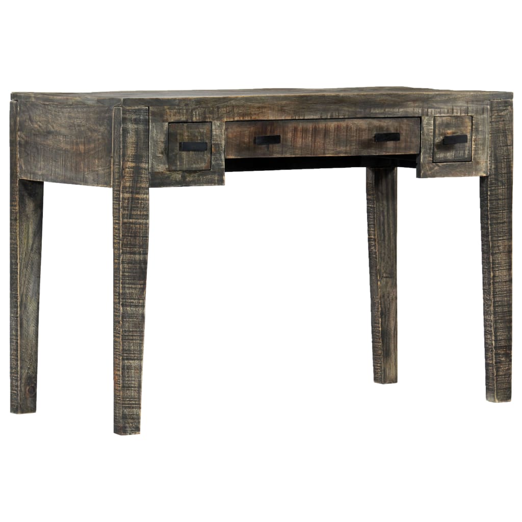 Bureau Noir 110 x 50 x 75 cm Bois de manguier massif - XIOS