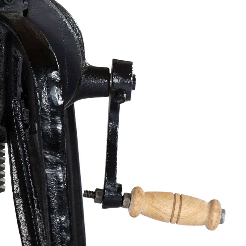 Table d'appoint 60x(46-63) cm Bois de manguier massif et fonte - XIOS